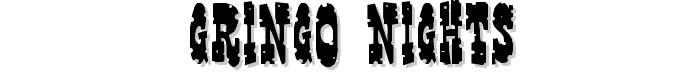 Gringo Nights font